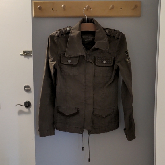 Guess Womens Vintage Stretch Jacket - Picture 1 of 5